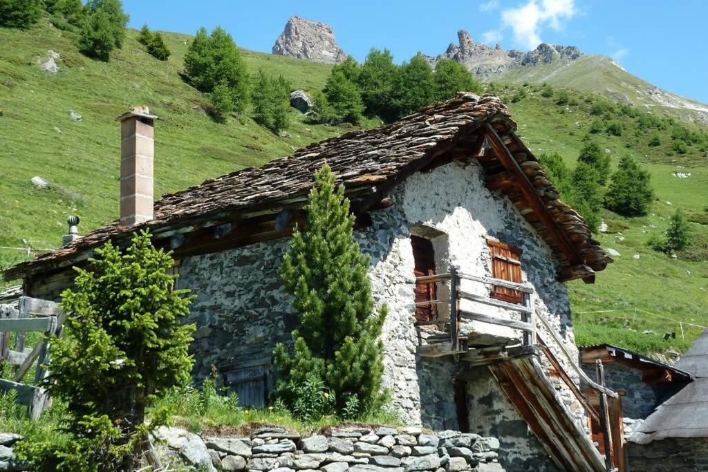 Appartement "Le Ver Luisant" A Saint-Martin, Val D'Herens, Valais エクステリア 写真