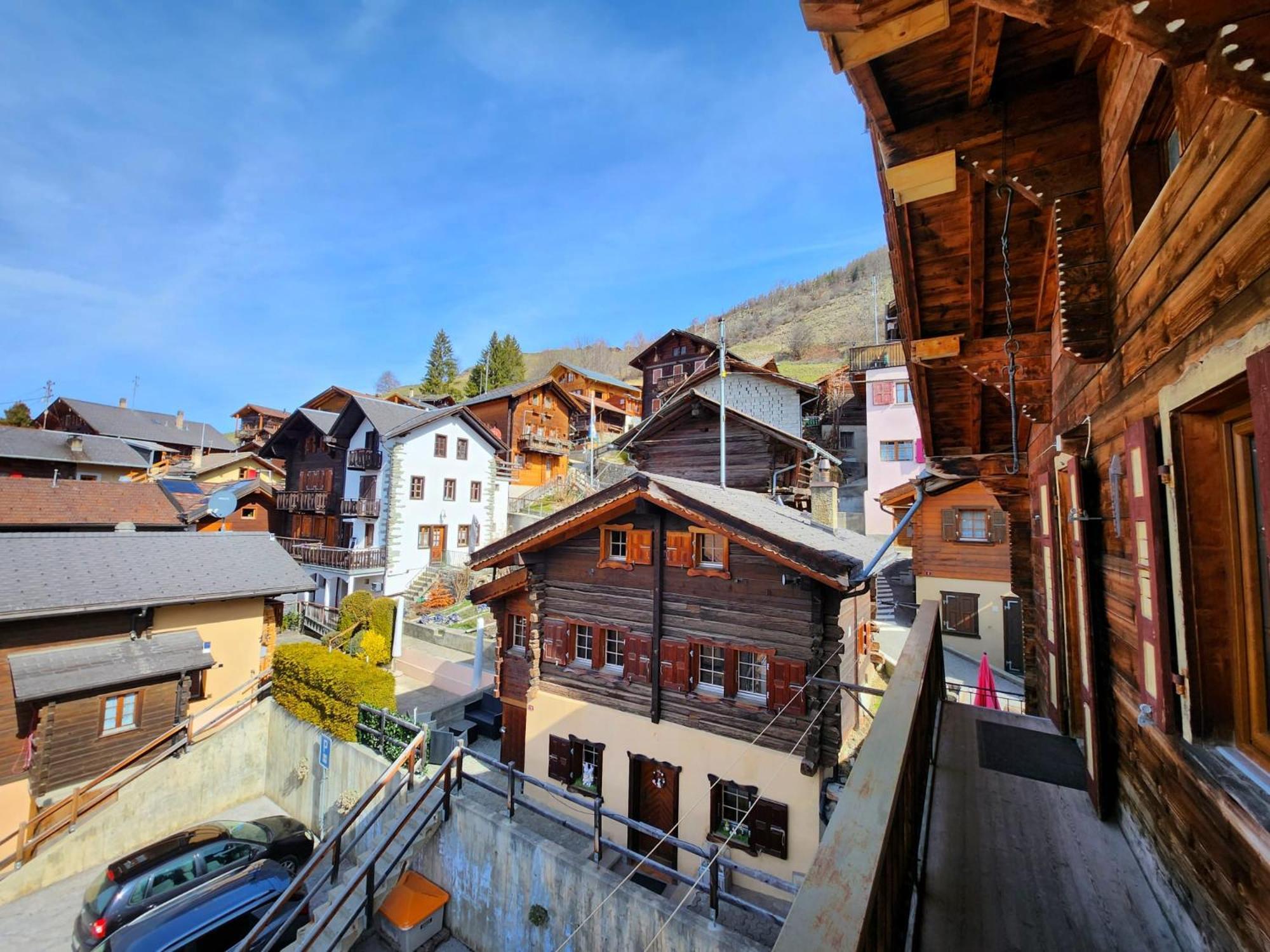 Appartement "Le Ver Luisant" A Saint-Martin, Val D'Herens, Valais エクステリア 写真